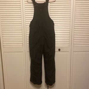 Columbia Black Bib Overalls Snowpants Size 14-16 Kids